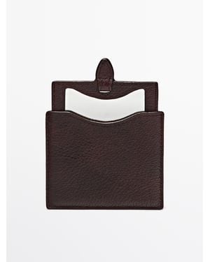 MASSIMO DUTTI Nappa Leather Case With Mirror - Multicolour