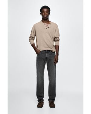 MASSIMO DUTTI Jeans Slim Fit - Gris