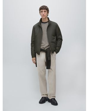 MASSIMO DUTTI Extra Lightweight Water-Repellent 80% Down, 20% Feather Puffer Jacket - Multicolour