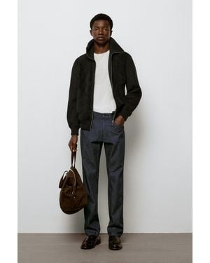 MASSIMO DUTTI Lightweight Tapered Fit Jeans - Blue