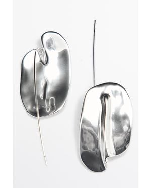 MASSIMO DUTTI Dumpling Earrings - White