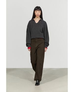 MASSIMO DUTTI Karottenhose Mit Ziernähten - Mehrfarbig