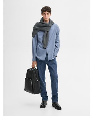 MASSIMO DUTTI Camicia Regular Fit - Blu