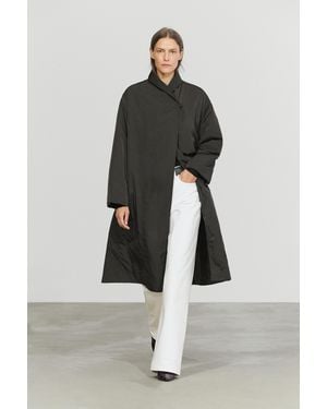 MASSIMO DUTTI Langer Stepp-Parka - Mehrfarbig