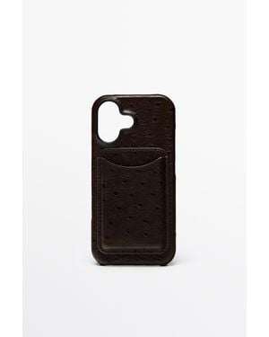 MASSIMO DUTTI Custodia Per Iphone 17 - Nero