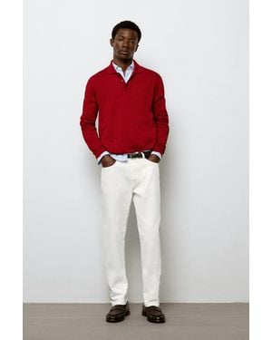 MASSIMO DUTTI Tapered Fit Jeans - Blue
