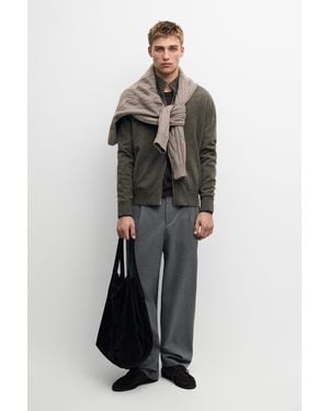 MASSIMO DUTTI Cárdigan Punto Cremallera 100% Cashmere - Multicolor