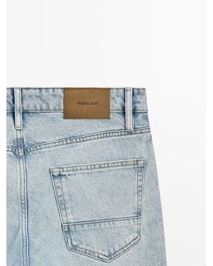 MASSIMO DUTTI Jeans Slim Cropped Fit - Blanco