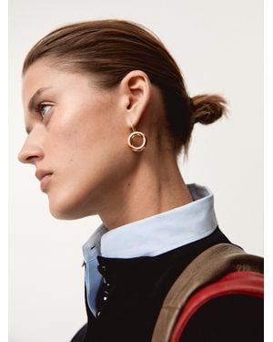 MASSIMO DUTTI Ring Earrings - Metallic