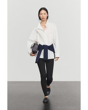 MASSIMO DUTTI 100% Cashmere Legging Trousers - Blue