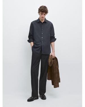 MASSIMO DUTTI Total Look Technical Pants - Blue