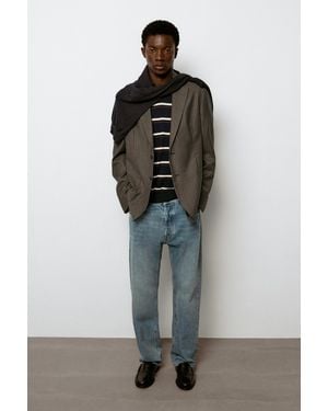 MASSIMO DUTTI Straight-Leg Jeans - Blue