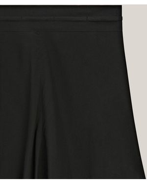 MASSIMO DUTTI Skort With Side Slit Detail - Black