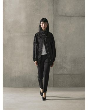 MASSIMO DUTTI Bomber Jacket With Pocket Details - Grey