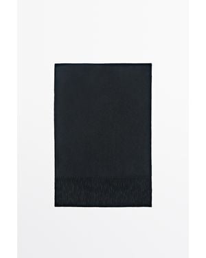 MASSIMO DUTTI Schal Aus 100 Kaschmir - Schwarz