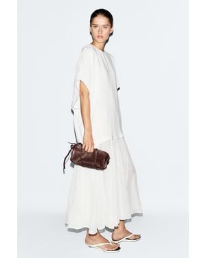 MASSIMO DUTTI Abito Combinato - Bianco