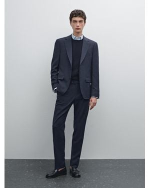 MASSIMO DUTTI Pantaloni Da Abito - Blu