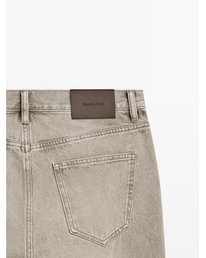 MASSIMO DUTTI Jeans Straight Fit - Blanco