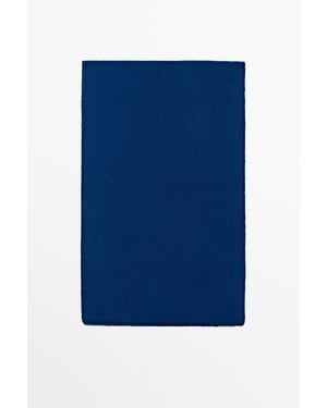MASSIMO DUTTI Sciarpa 100% Cashmere - Blu