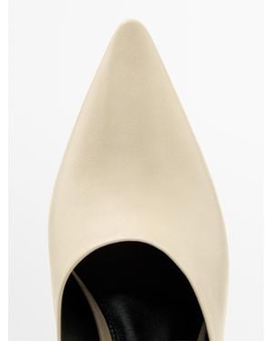 MASSIMO DUTTI Wedge Heel Mules - Black