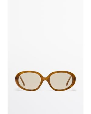 MASSIMO DUTTI Oval Sunglasses - Multicolor