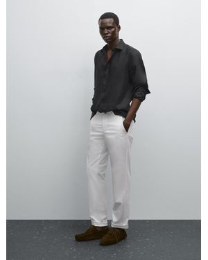 MASSIMO DUTTI Pantalón Slim Fit - Gris