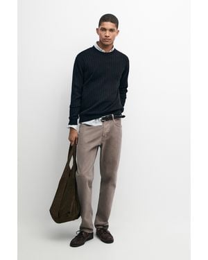 MASSIMO DUTTI Jeans Tapered Fit - Azul