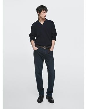 MASSIMO DUTTI Slim Fit Jeans - Blue