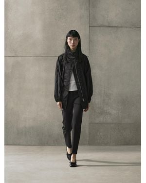 MASSIMO DUTTI Bomber Jacket With Pocket Details - Grey