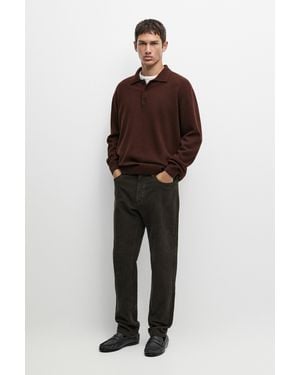 MASSIMO DUTTI Pullover Aus Woll-Kaschmir-Mischung - Braun
