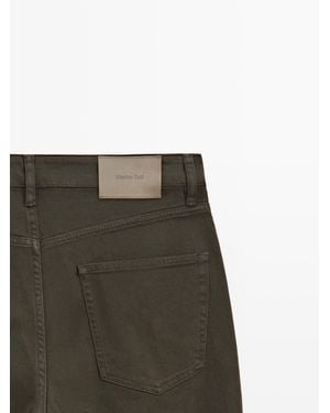 MASSIMO DUTTI Jeans Tapered Fit - Blanco