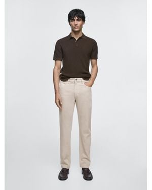 MASSIMO DUTTI Tapered Fit Jeans - Multicolour