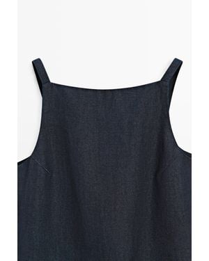 MASSIMO DUTTI Denim Mini Dress - Multicolour