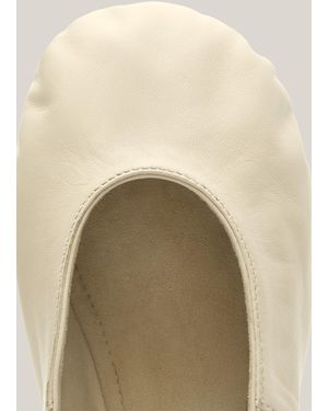 MASSIMO DUTTI Soft Leather Ballet Flats - Multicolour