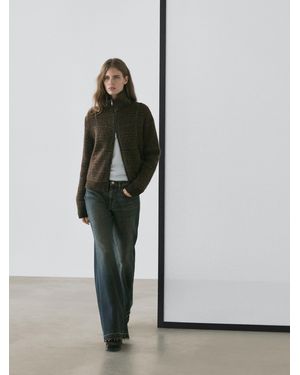 MASSIMO DUTTI Jeans Flare Fit Tiro Medio - Multicolor