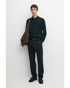 MASSIMO DUTTI Pantaloni Slim Fit - Blu