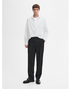 MASSIMO DUTTI Hemd Aus 100 Baumwolle Im Regular-Fit - Weiß