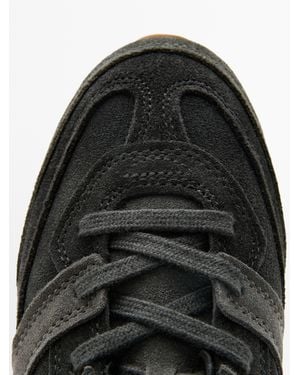 MASSIMO DUTTI Deportivo Piezas Piel Combinado - Blanco