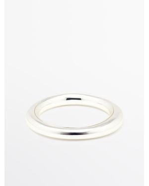 MASSIMO DUTTI Tubulaire Armband - Wit