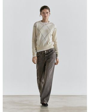 MASSIMO DUTTI Straight-Leg Low-Rise Jeans - Multicolor