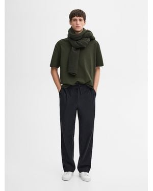 MASSIMO DUTTI T-Shirt Aus 100 Mittelschwerer Baumwolle - Grün