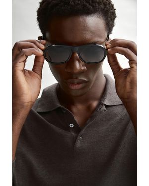 MASSIMO DUTTI Aviator Sunglasses - Black
