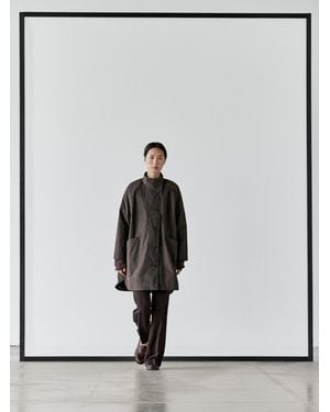 MASSIMO DUTTI Long Puffer Jacket - White