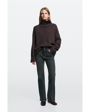 MASSIMO DUTTI Jeans A Campana A Vita Media - Multicolore