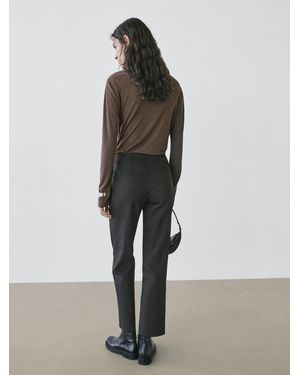 MASSIMO DUTTI Pantalón Técnico Con Algodón - Negro