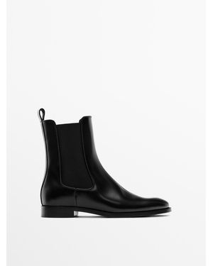 MASSIMO DUTTI Stivaletti Chelsea - Nero