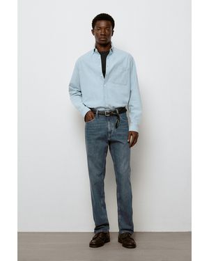 MASSIMO DUTTI Tapered Fit Jeans - Blue