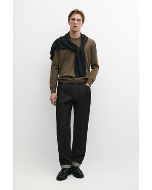 MASSIMO DUTTI Selvedge-Fit Jeans - Black