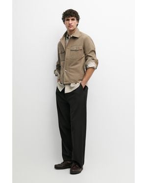 MASSIMO DUTTI Chaqueta Trucker Doble Bolsillo - Multicolor