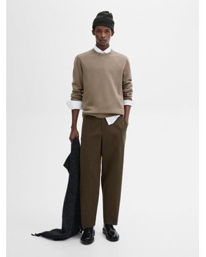 MASSIMO DUTTI Maglia Lavorata - Bianco